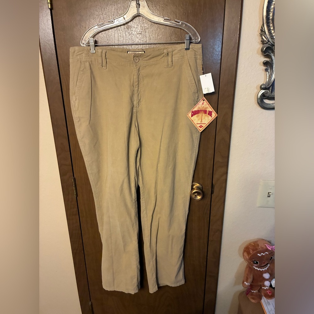 Caribbean Corduroy Pants in Tan 16